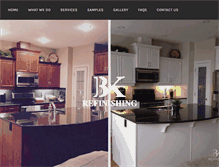 Tablet Screenshot of bestkitchenrefinish.com